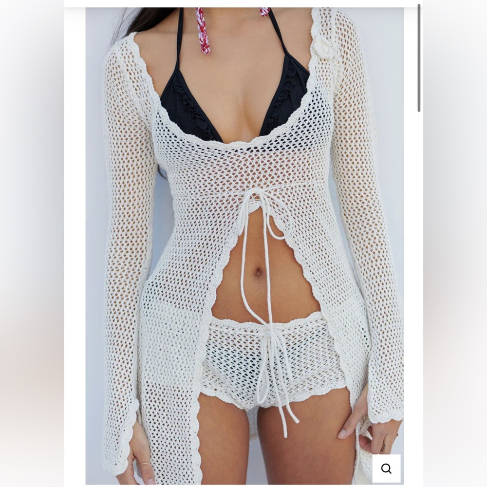 Collette Crochet Tunic Frankies Bikinis